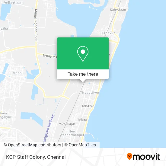 KCP Staff Colony map