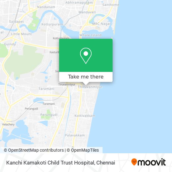 Kanchi Kamakoti Child Trust Hospital map