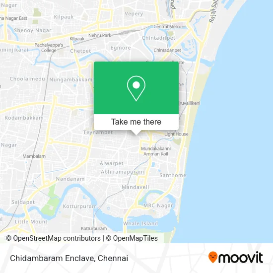 Chidambaram Enclave map