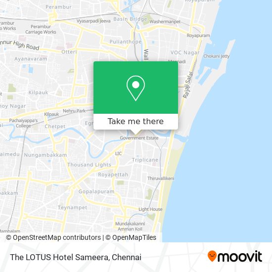 The LOTUS Hotel Sameera map