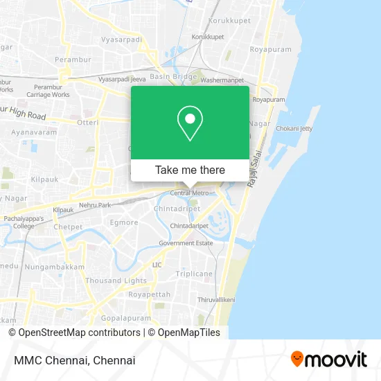 MMC Chennai map