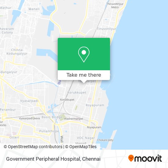 Government Peripheral Hospital map