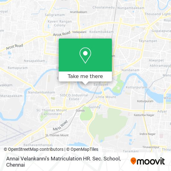 Annai Velankanni's Matriculation HR. Sec. School map