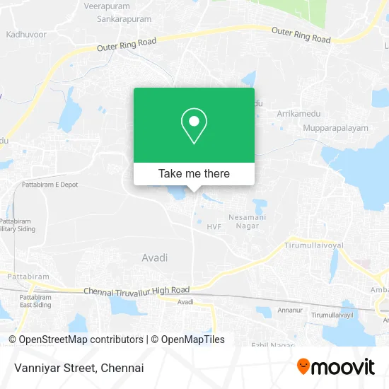 Vanniyar Street map