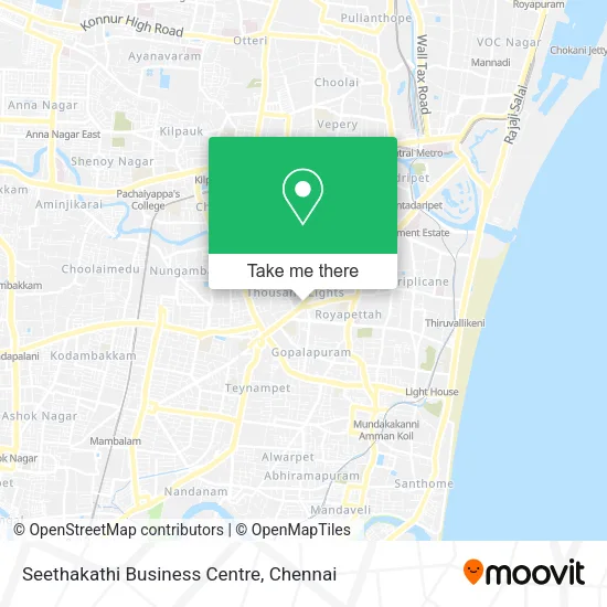 Seethakathi Business Centre map
