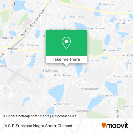 V.G.P. Srinivasa Nagar South map