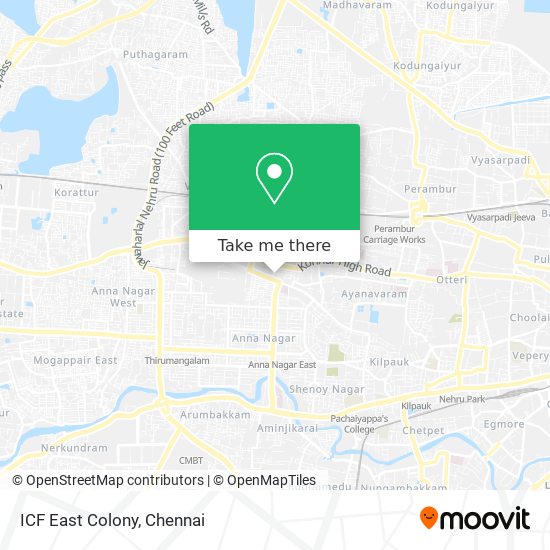 ICF East Colony map