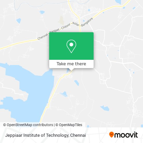 Jeppiaar Institute of Technology map