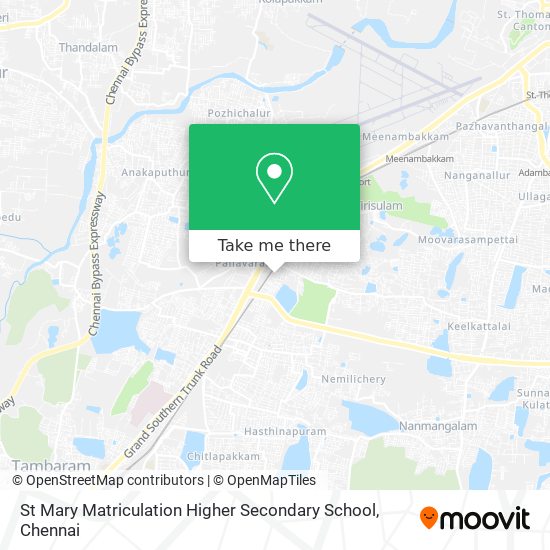 St Mary Matriculation Higher Secondary School map
