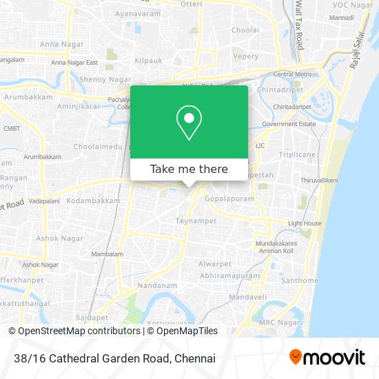 38/16 Cathedral Garden Road map