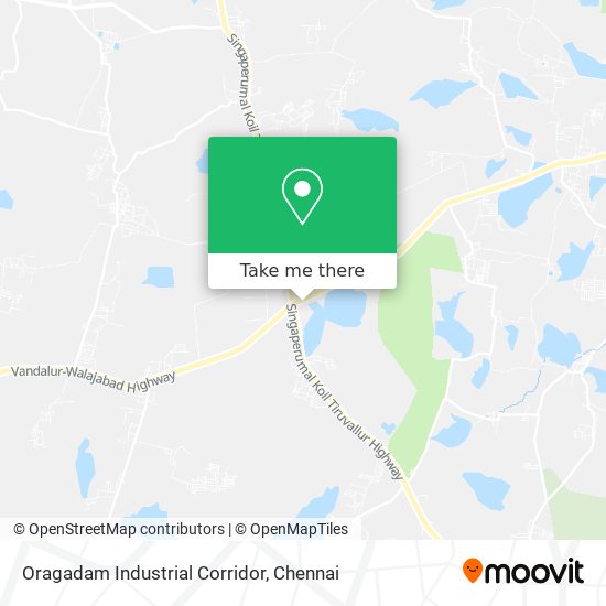 Oragadam Industrial Corridor map