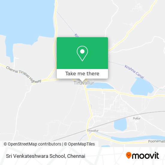 Sri Venkateshwara School map