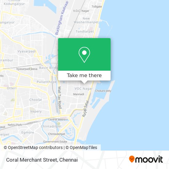 Coral Merchant Street map