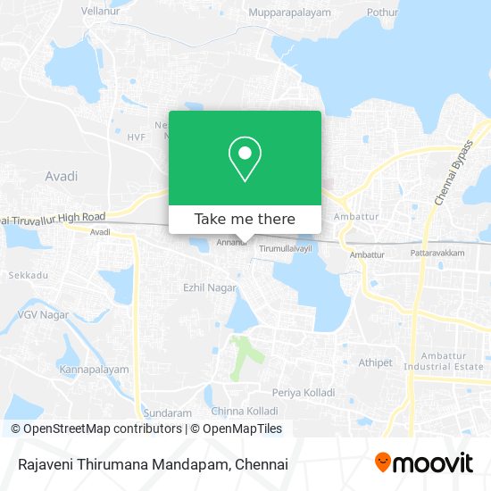 Rajaveni Thirumana Mandapam map