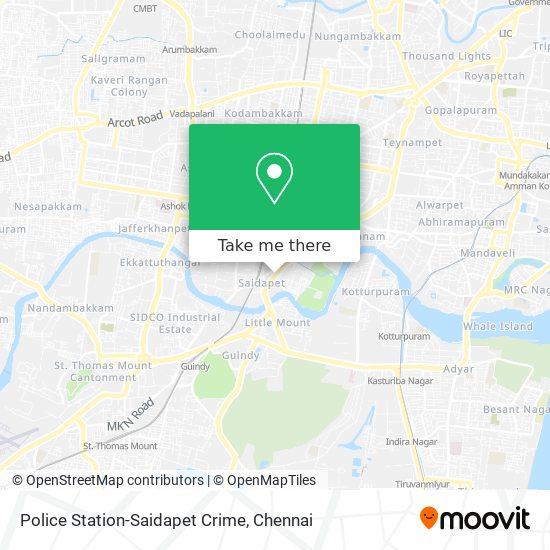 Police Station-Saidapet Crime map