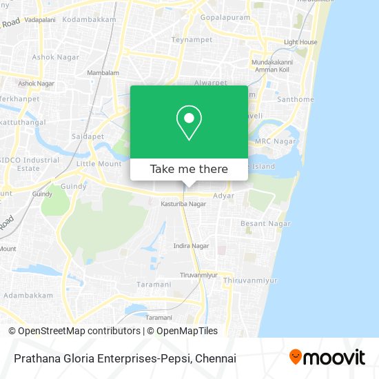 Prathana Gloria Enterprises-Pepsi map