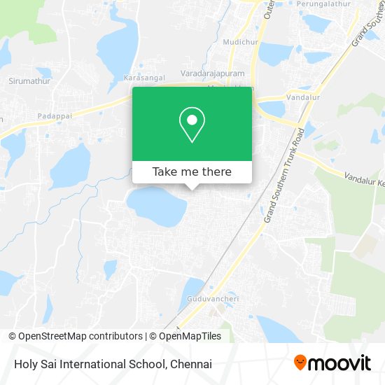 Holy Sai International School map