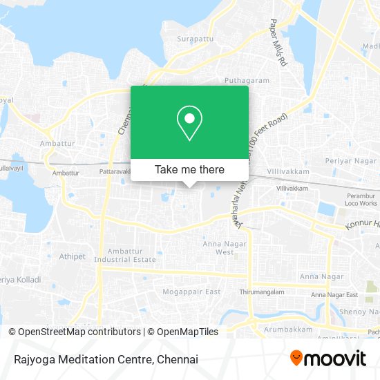 Rajyoga Meditation Centre map