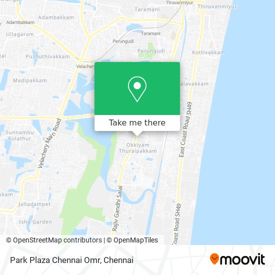 Park Plaza Chennai Omr map