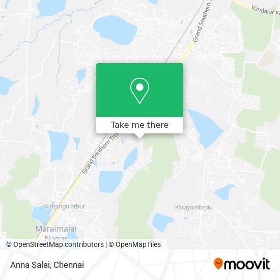 Anna Salai map