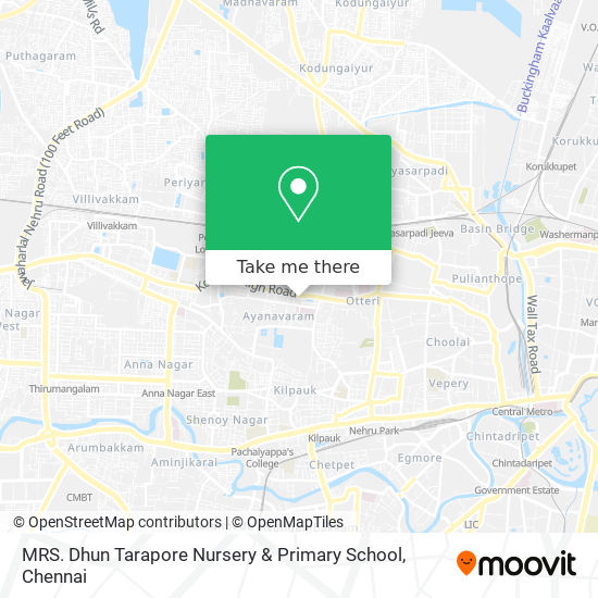 MRS. Dhun Tarapore Nursery & Primary School map