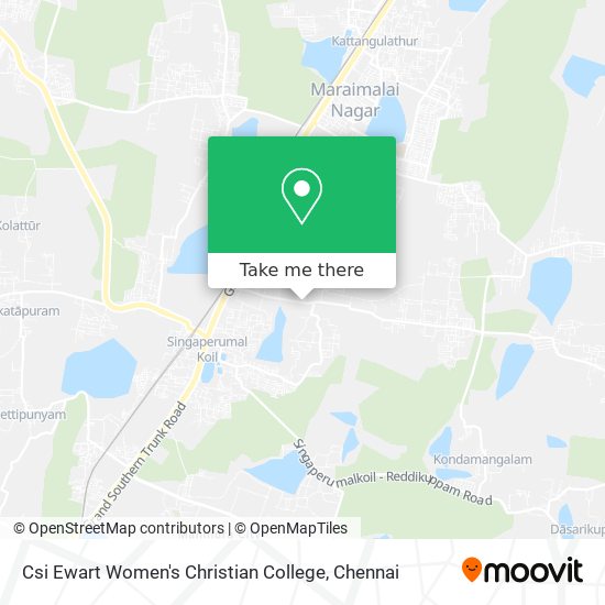 Csi Ewart Women's Christian College map