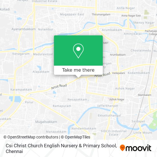 Csi Christ Church English Nursery & Primary School map