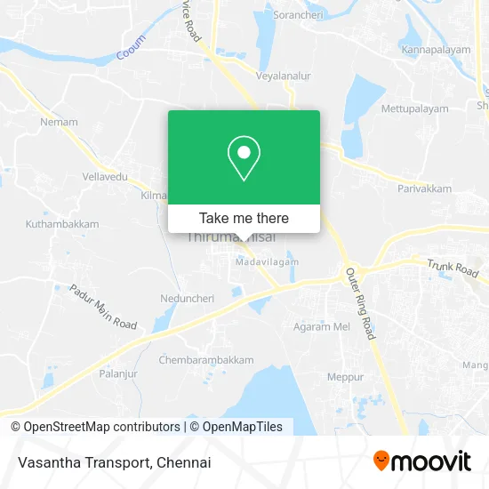 Vasantha Transport map