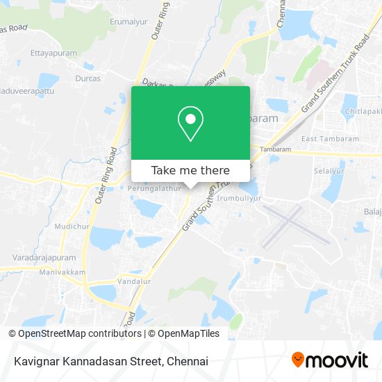 Kavignar Kannadasan Street map