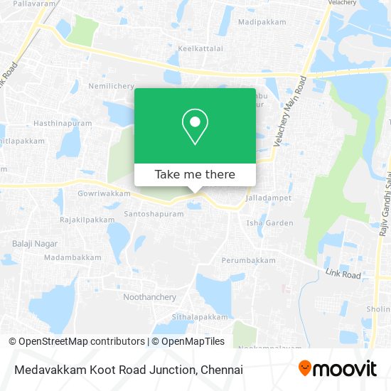 Medavakkam Koot Road Junction map