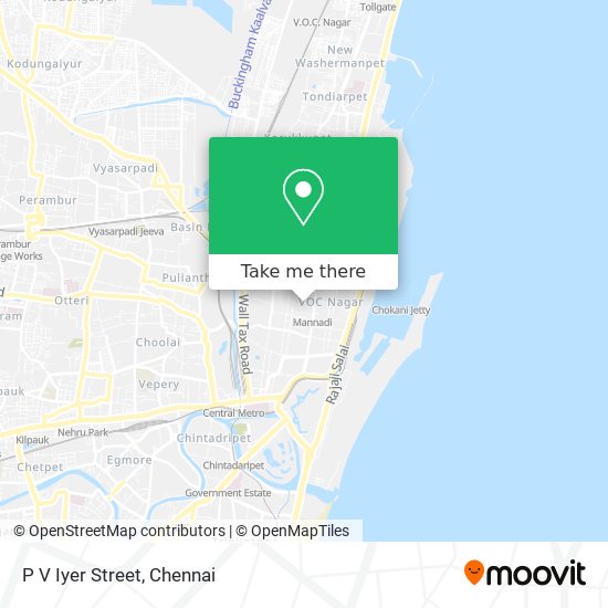 P V Iyer Street map