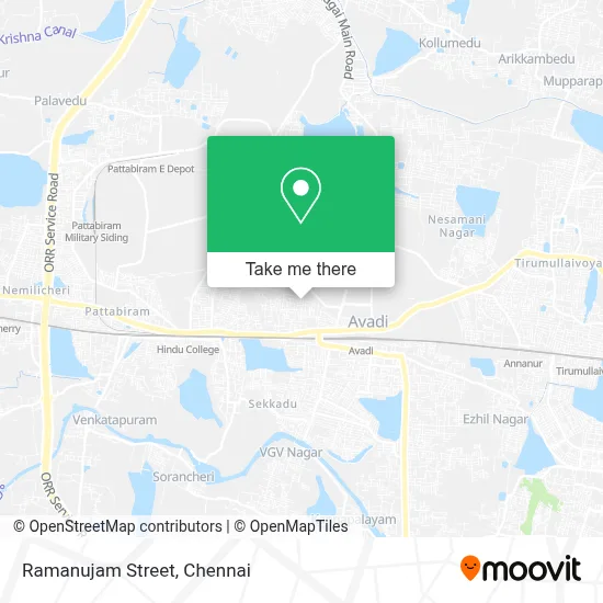 Ramanujam Street map