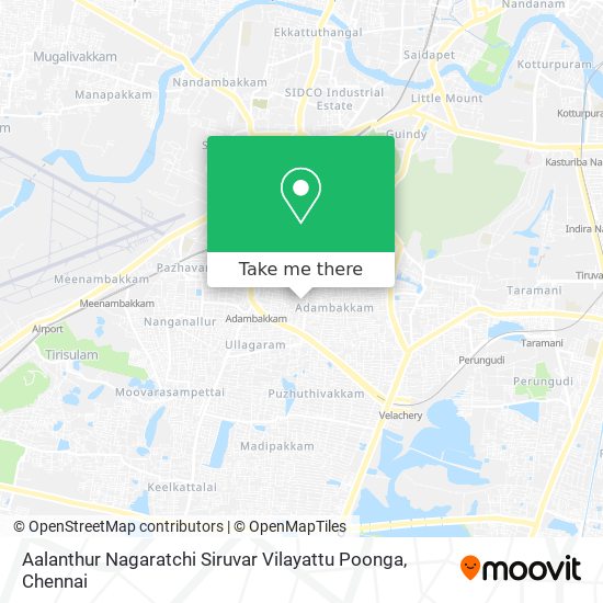 Aalanthur Nagaratchi Siruvar Vilayattu Poonga map