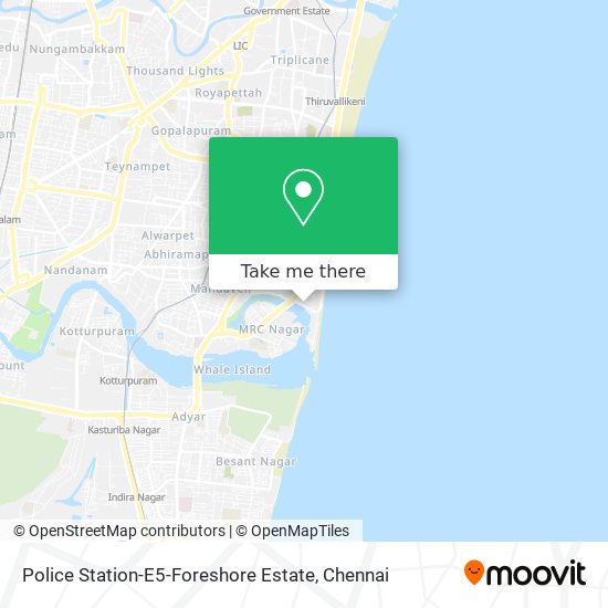 Police Station-E5-Foreshore Estate map
