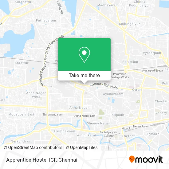 Apprentice Hostel Icf map