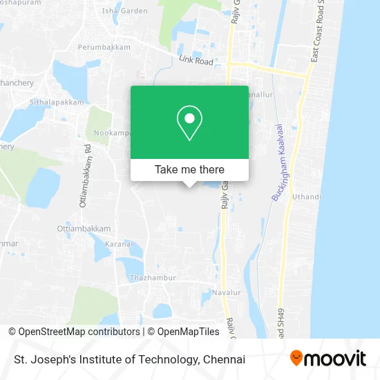 ST.Josephs Institute of Technology map
