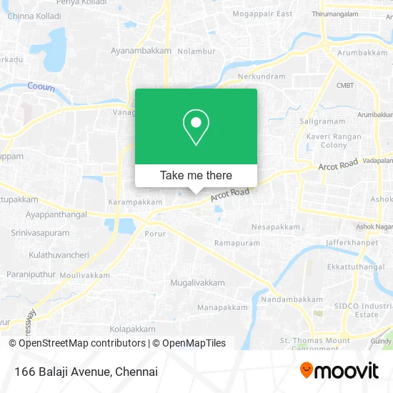 166 Balaji Avenue map