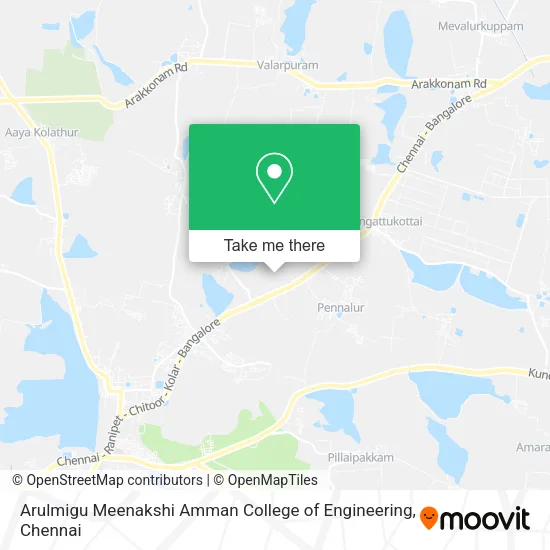 Arulmigu Meenakshi Amman College of Engineering map