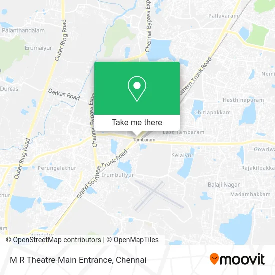 M R Theatre-Main Entrance map