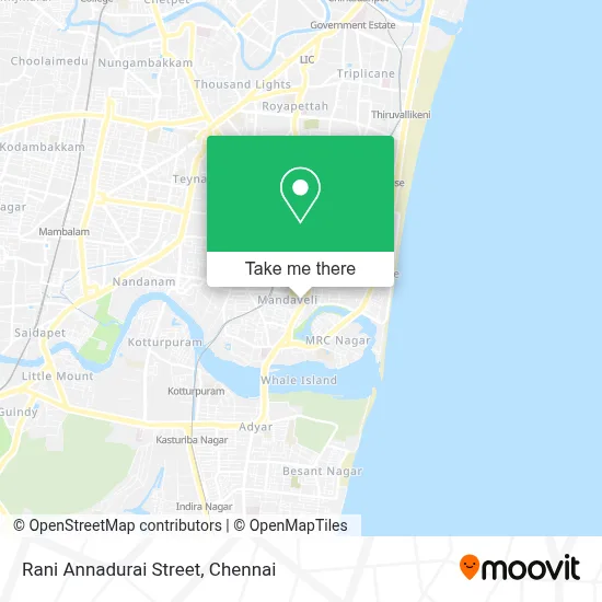Rani Annadurai Street map