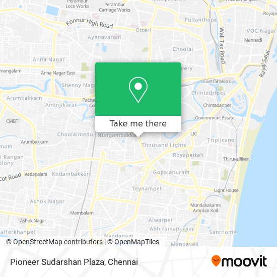 Pioneer Sudarshan Plaza map