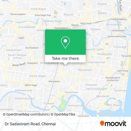 Dr Sadasivam Road map