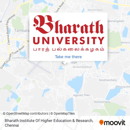 Bharath Institute Of Higher Education & Research map