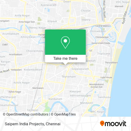 Saipem India Projects map