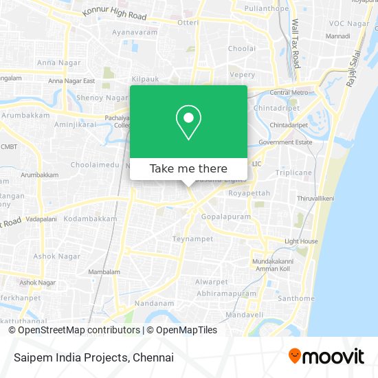 Saipem India Projects map