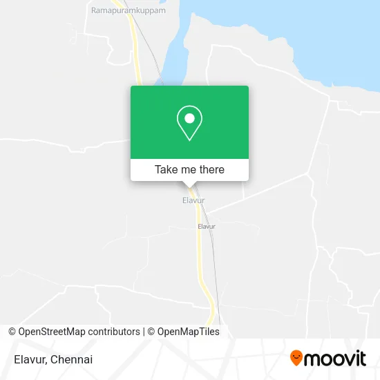 Elavur map