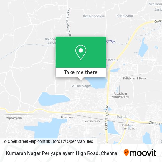 Kumaran Nagar Periyapalayam High Road map
