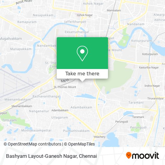 Bashyam Layout-Ganesh Nagar map