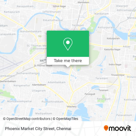 Phoenix Market City Street map