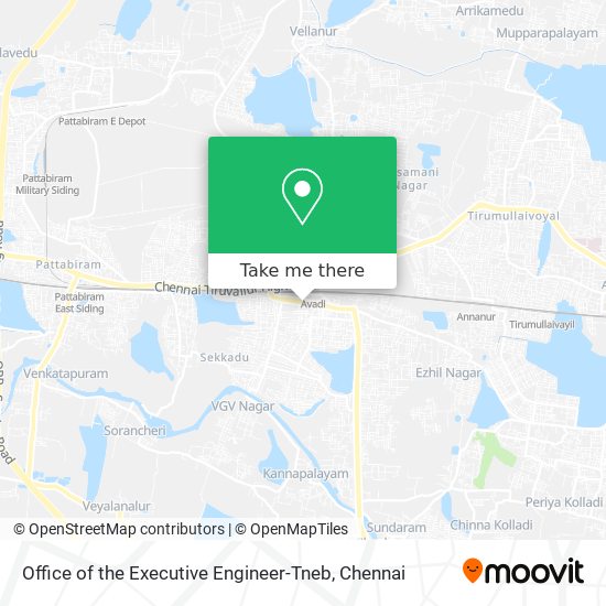 Office of the Executive Engineer-Tneb map